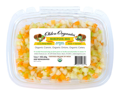Olden Organics Mirepoix Mix - 16 oz