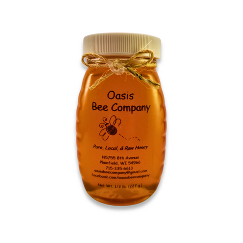 Oasis Bee Co Raw Honey 1/2 pound