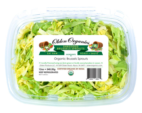 Olden Organics Shredded Brussels Sprouts - 12 oz