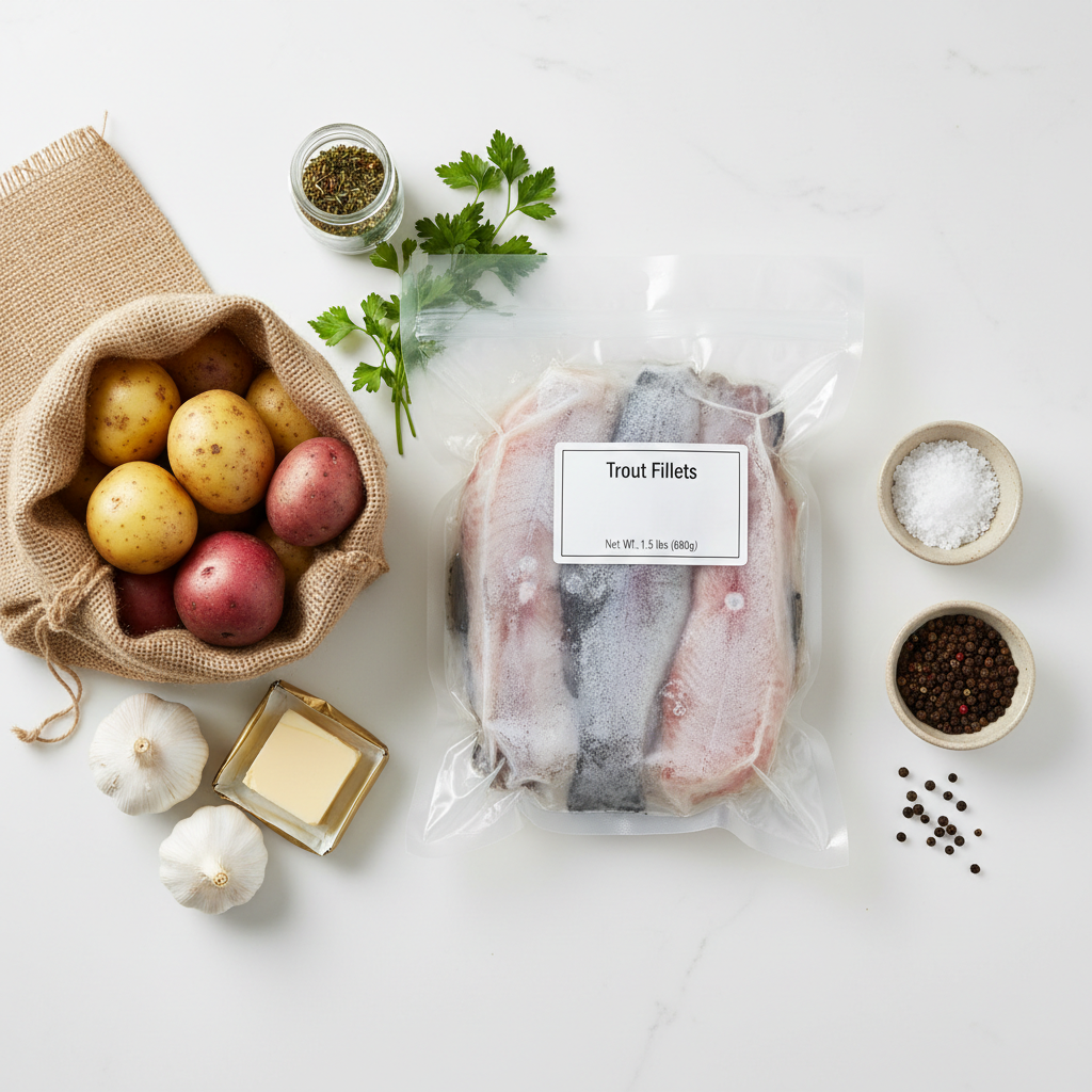 Fish need to be in vacumn sealed bag with label