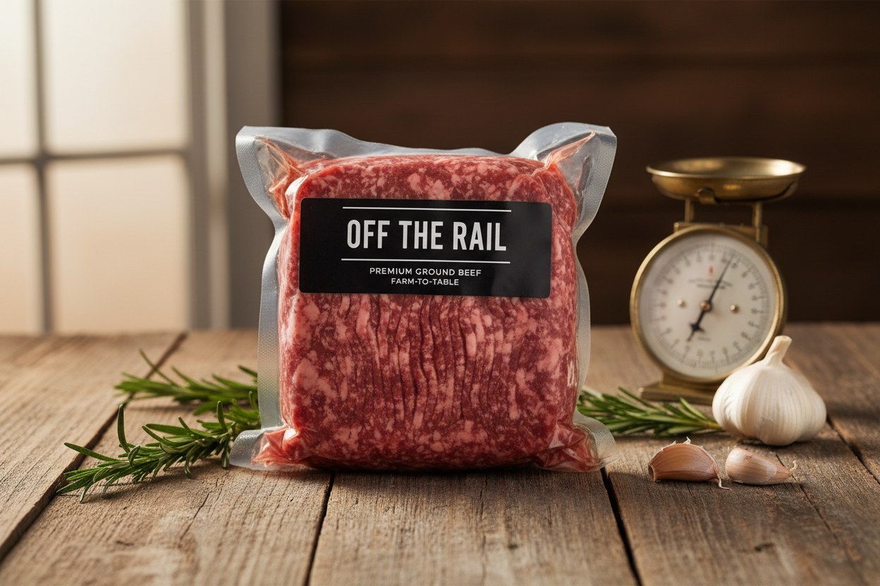 Off the Rail 1 lb Ground Beef